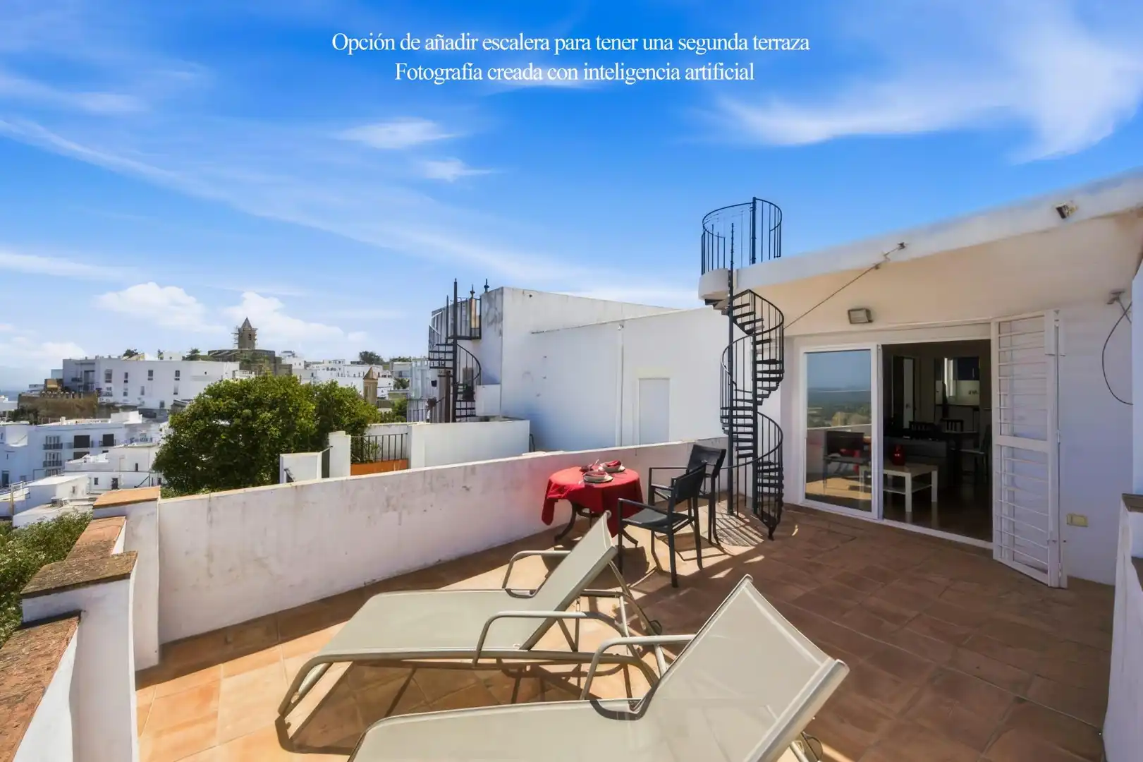Terraza de Apartamento en venta en Vejer de la Frontera con Terraza y Amueblado