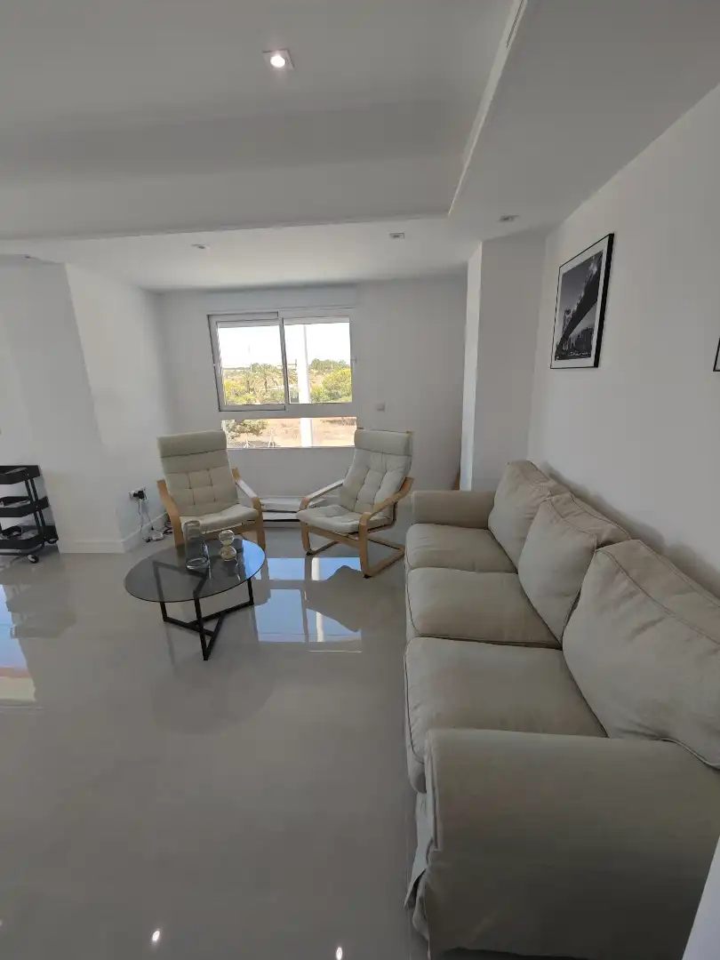 Living room of Flat for sale in Elche / Elx  with Air Conditioner, Heating and Private garden