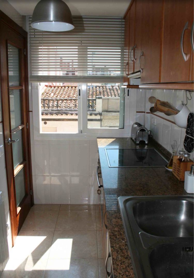 Kitchen of Duplex to rent in Mataró  with Air Conditioner, Heating and Terrace