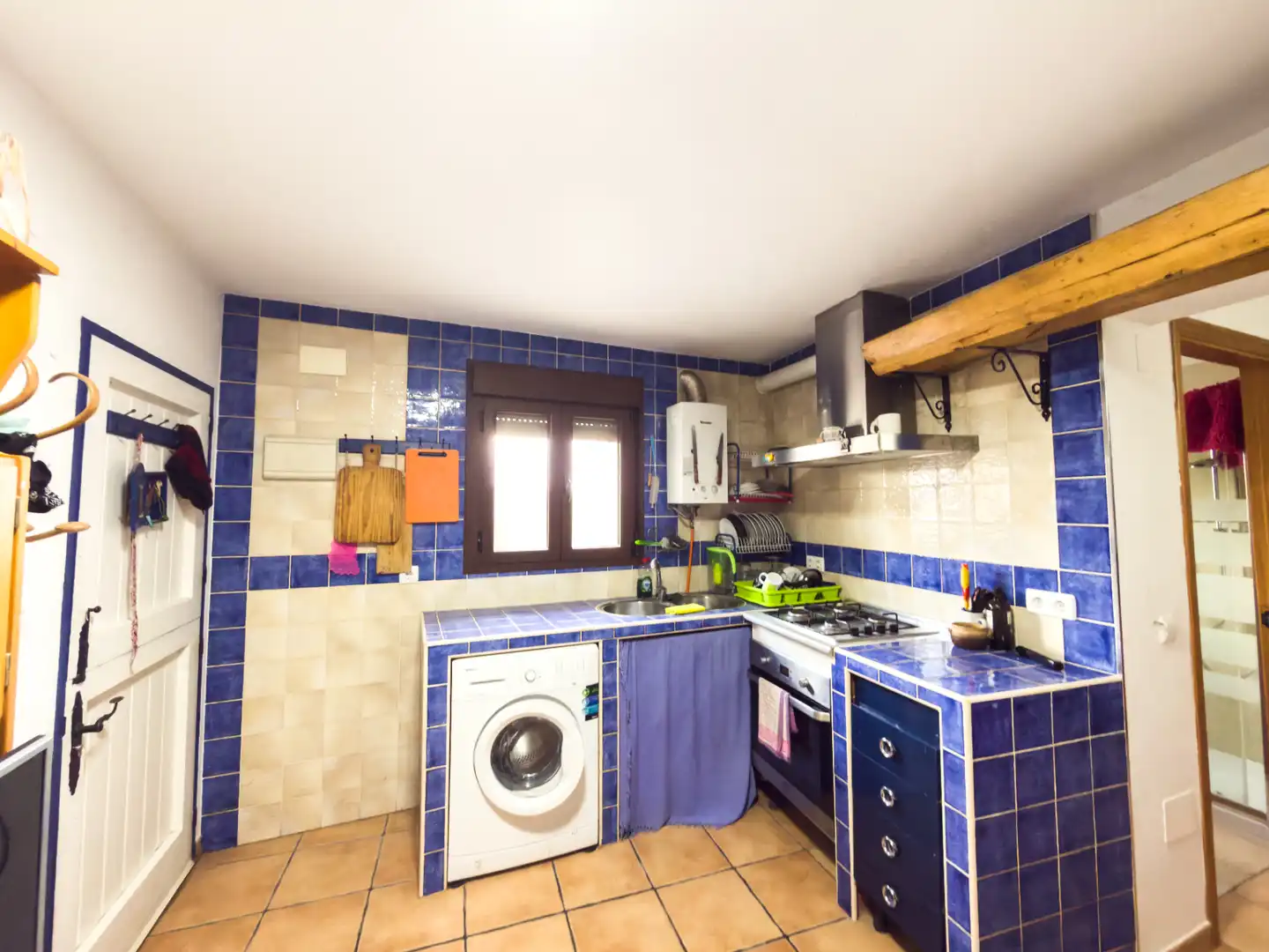 Cocina de Finca rústica en venta en Gor con Jardín privado, Terraza y Amueblado