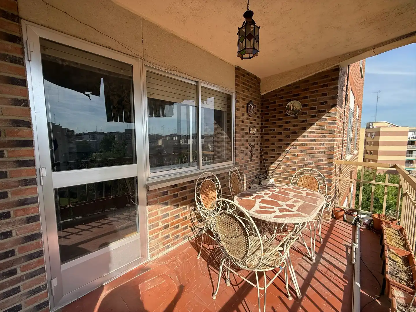 Terrasse von Wohnung zum Verkauf in Móstoles mit Heizung, Parkett und Terrasse