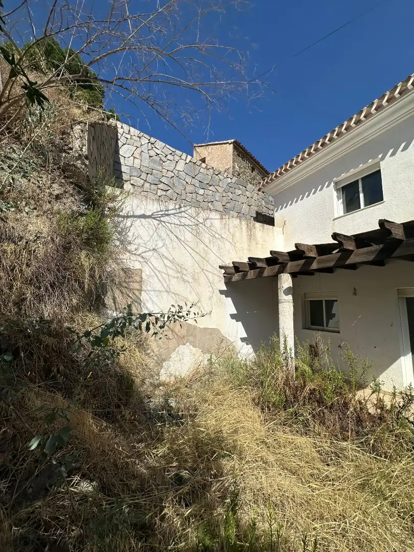 Vista exterior de Casa o chalet en venta en Lucainena de las Torres con Jardín privado y Terraza