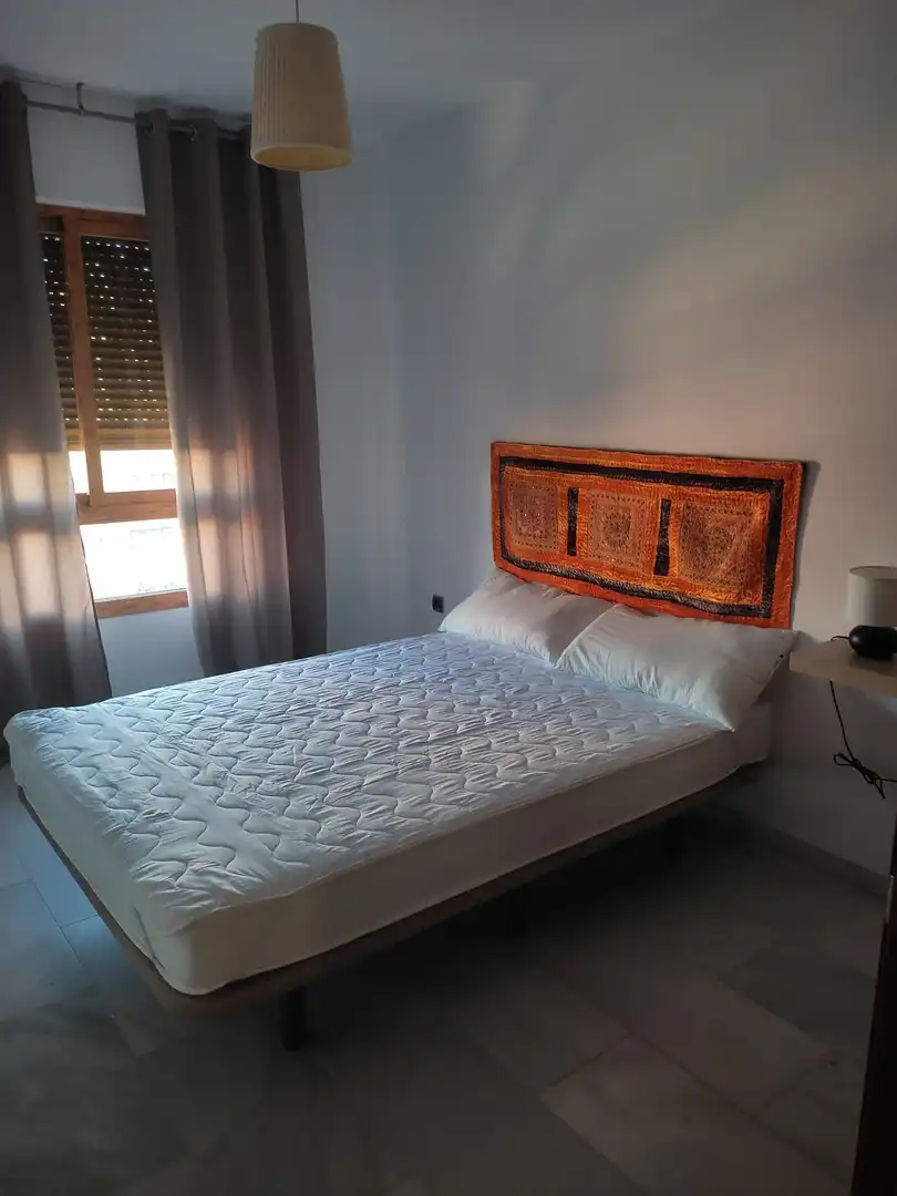 Bedroom of Flat for sale in Málaga  with Air Conditioner, Terrace and Furnished