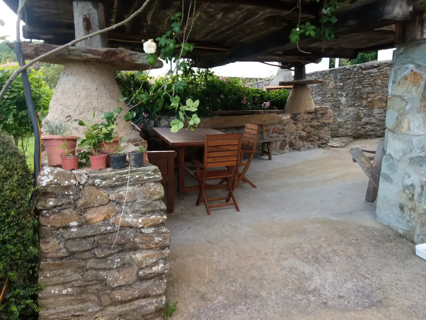 Terraza de Finca rústica en venta en Tineo con Jardín privado, Parquet y Terraza