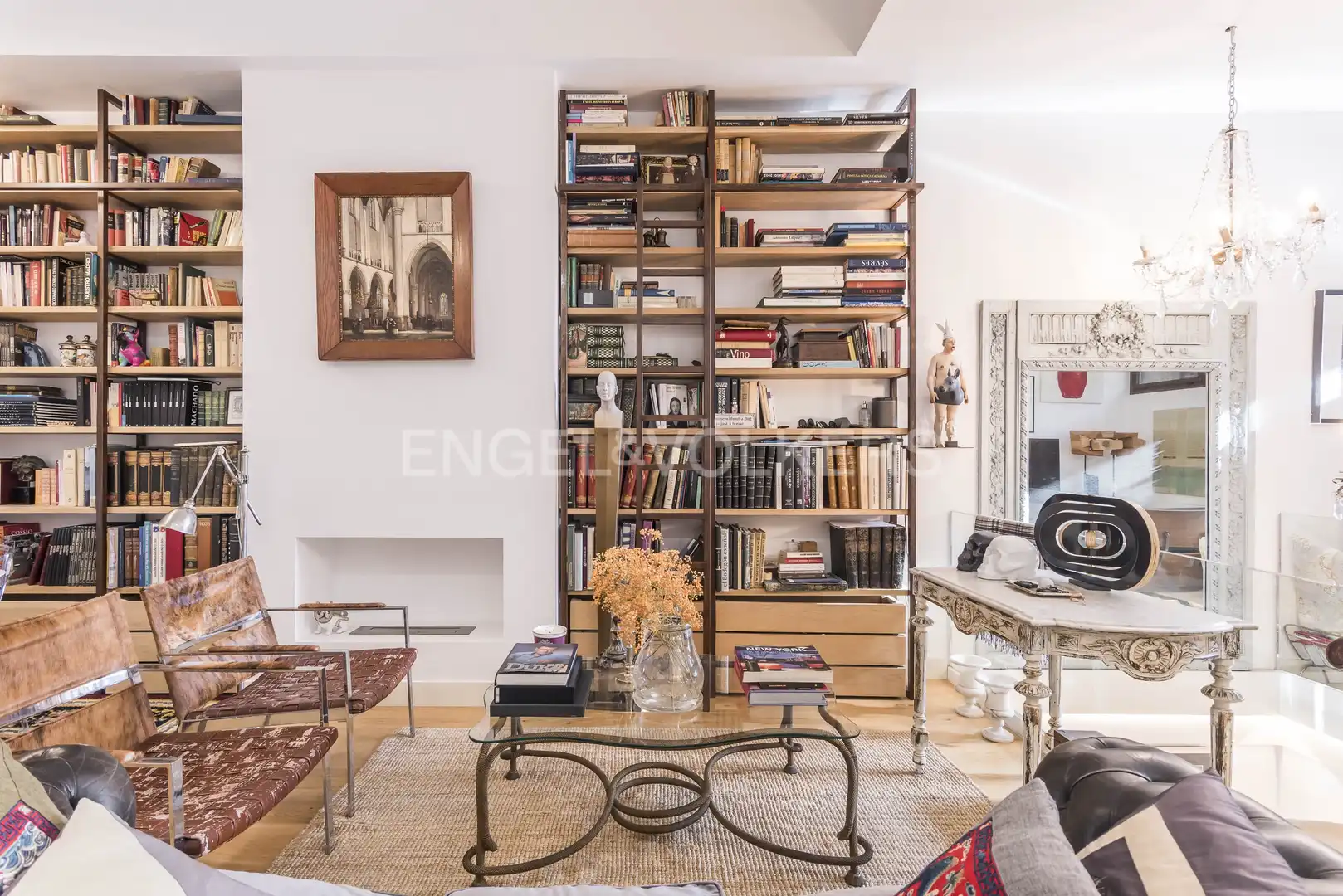 Sala d'estar de Apartament de lloguer en Madrid amb Aire condicionat, Calefacció i Parquet