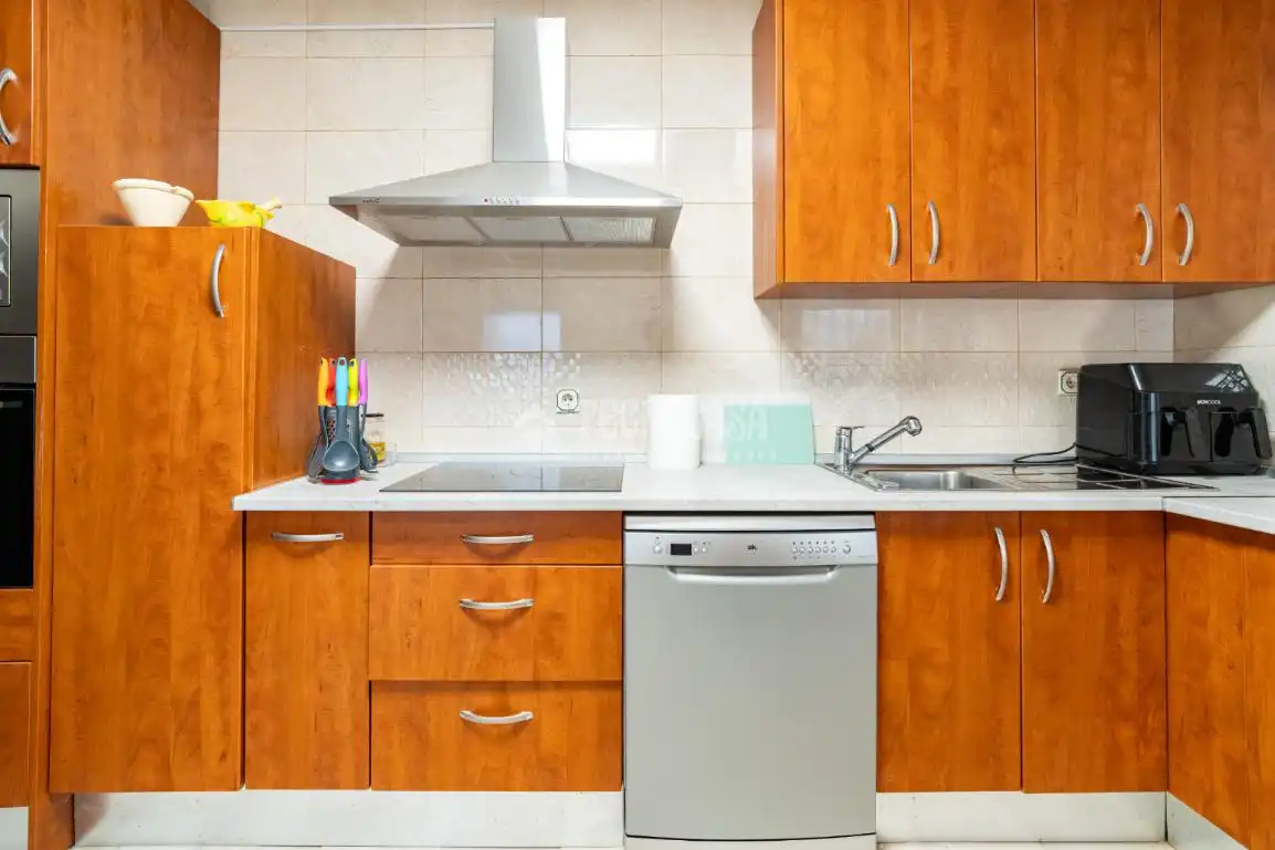 Cocina de Casa adosada en venta en Cogollos de la Vega