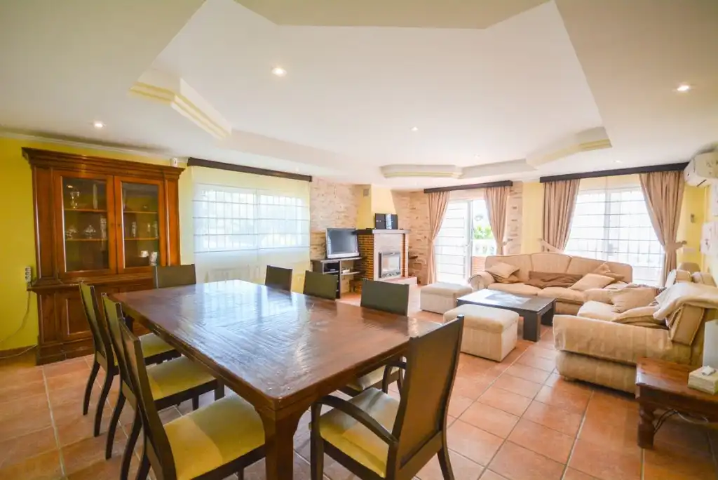 Dining room of Houses for sale in Benalmádena  with Air Conditioner, Private garden and Terrace