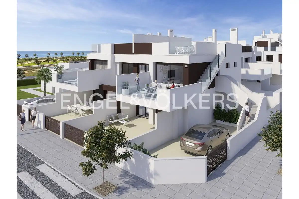 Vista exterior de Apartamento en venta en Pilar de la Horadada con Aire acondicionado, Calefacción y Terraza