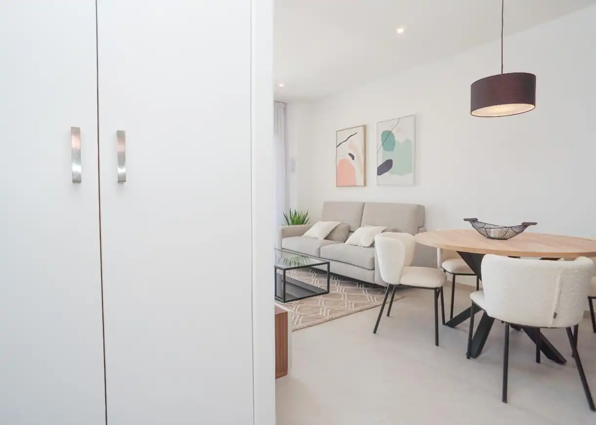Sala d'estar de Apartament en venda en Torrevieja amb Aire condicionat, Calefacció i Terrassa