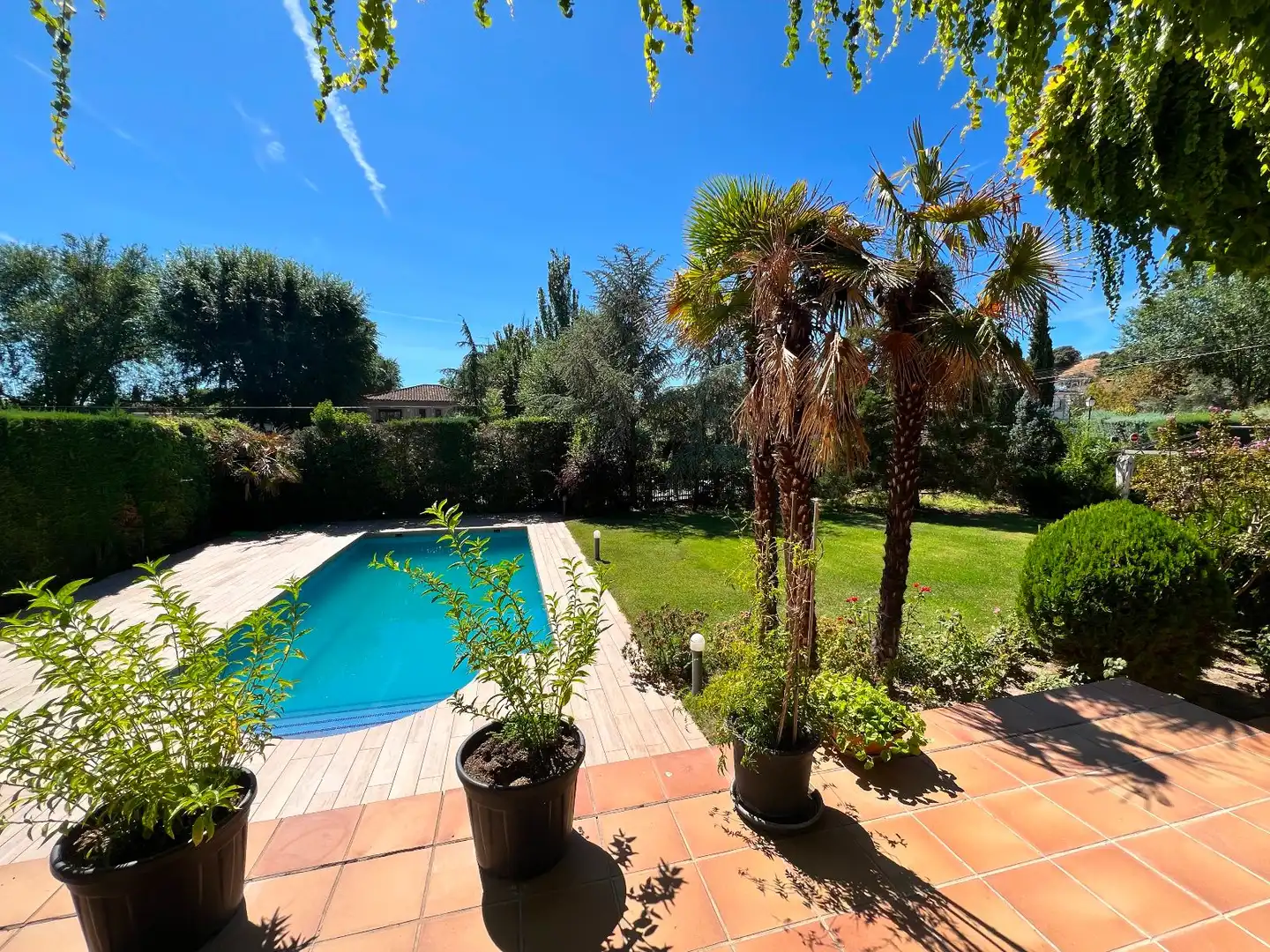 Jardí de Casa o xalet en venda en Villanueva de la Cañada amb Aire condicionat, Calefacció i Terrassa