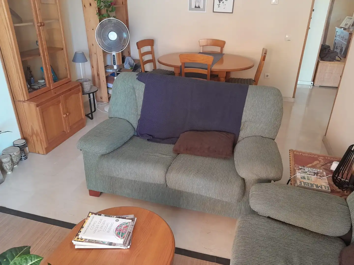 Wohnzimmer von Wohnung zur Miete in Dénia mit Terrasse und Möbliert