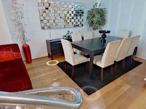 Dining room of Single-family semi-detached for sale in Vigo   with Heating, Private garden and Parquet flooring