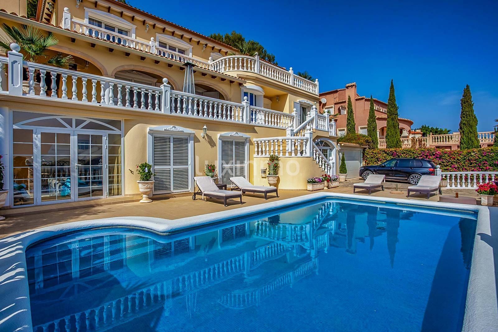 Exterior view of House or chalet for sale in Pedreguer  with Air Conditioner, Private garden and Terrace