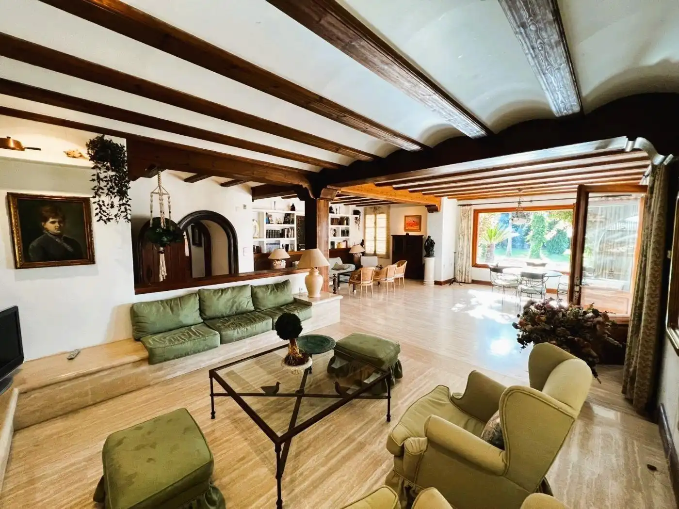 Wohnzimmer von Country house zum Verkauf in Novelda mit Klimaanlage, Heizung und Privatgarten