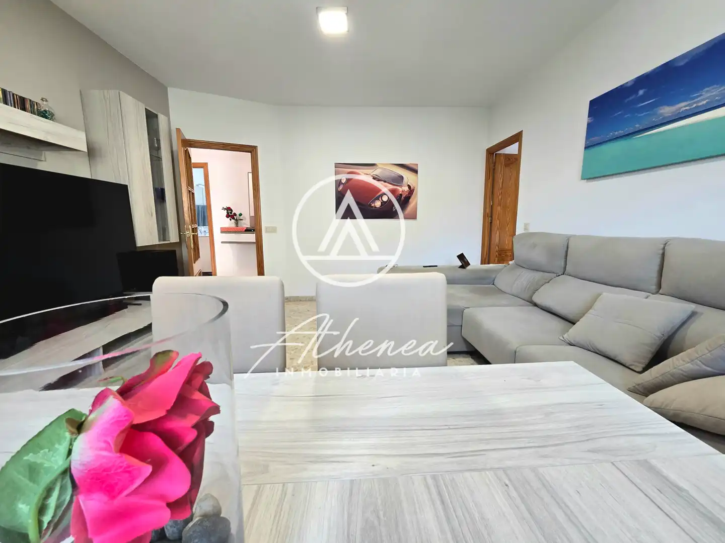 Living room of Detached homes for sale in Roquetas de Mar  with Air Conditioner, Heating and Terrace