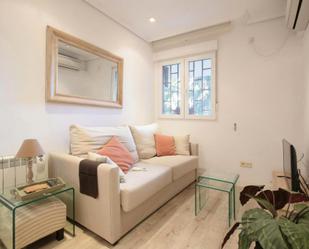 Living room of Flat to rent in  Madrid Capital  with Air Conditioner, Heating and Furnished