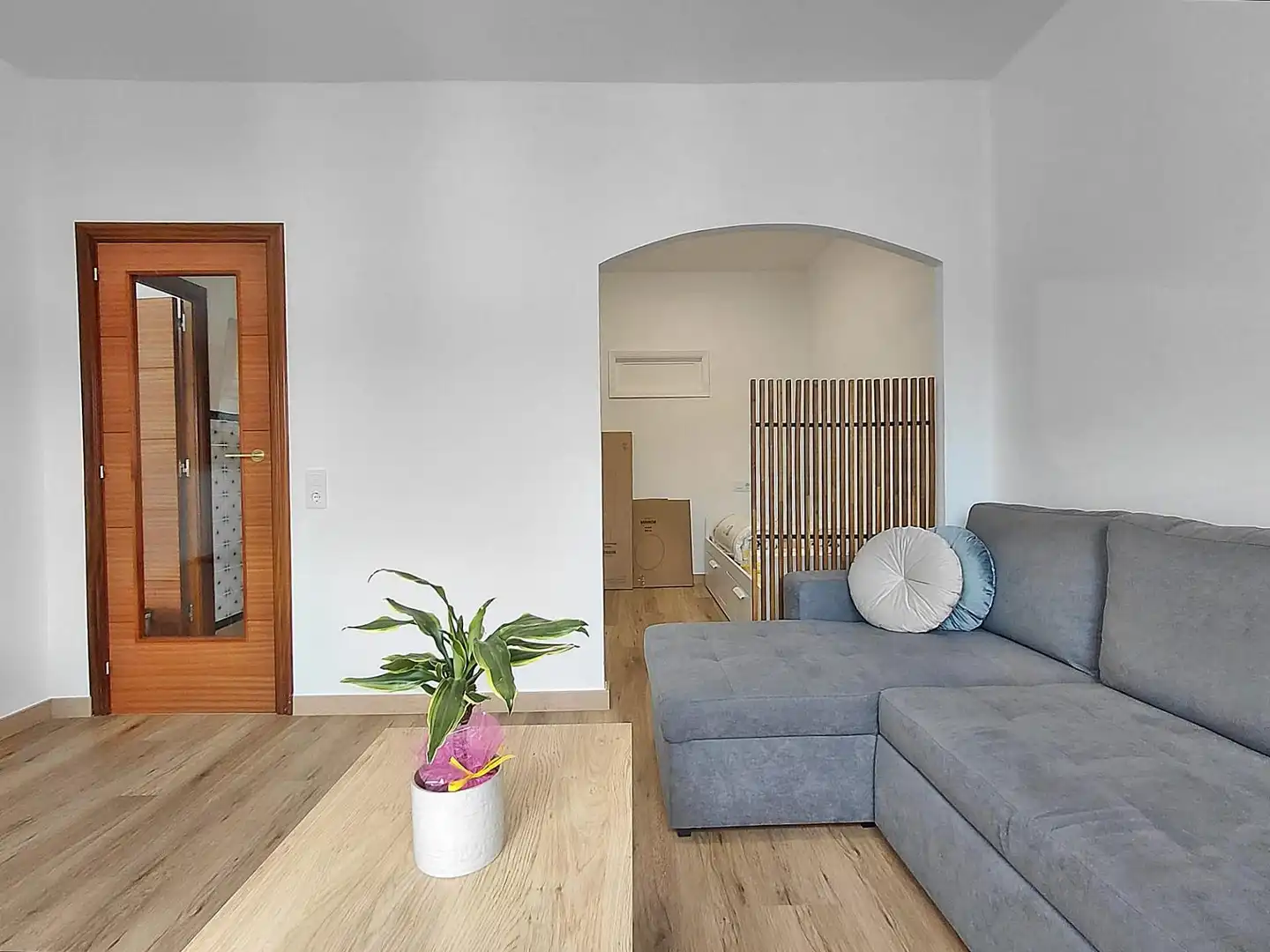 Sala d'estar de Casa o xalet en venda en Vilagarcía de Arousa amb Calefacció, Terrassa i Traster
