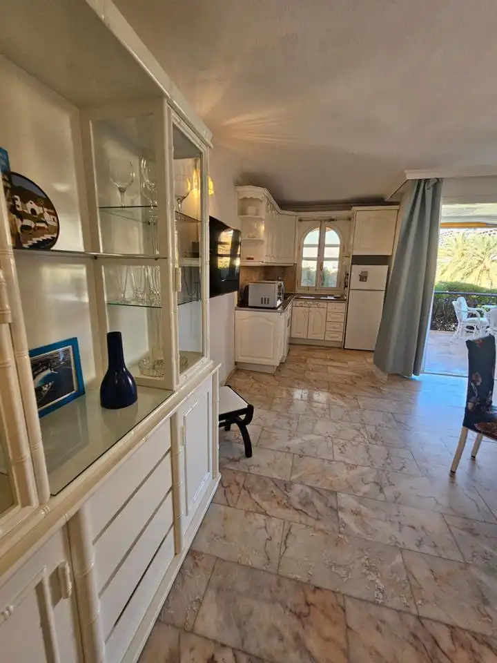 Kitchen of Ground floor for rent in Mogán  with Air Conditioner, Terrace and Furnished