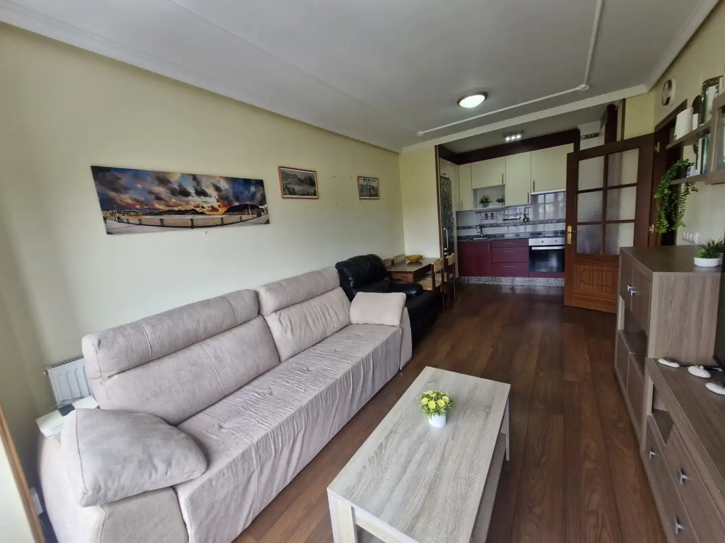 Wohnzimmer von Wohnung zum Verkauf in Foz mit Heizung, Abstellraum und Möbliert