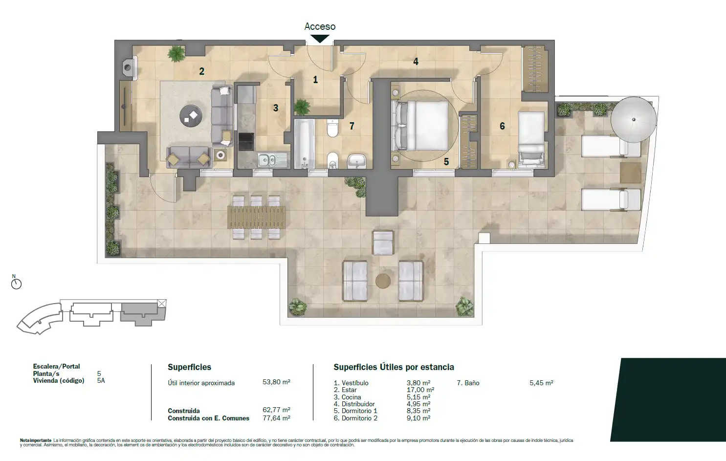 Appartement à vendre à C/ Termas, esq. C/ Eras