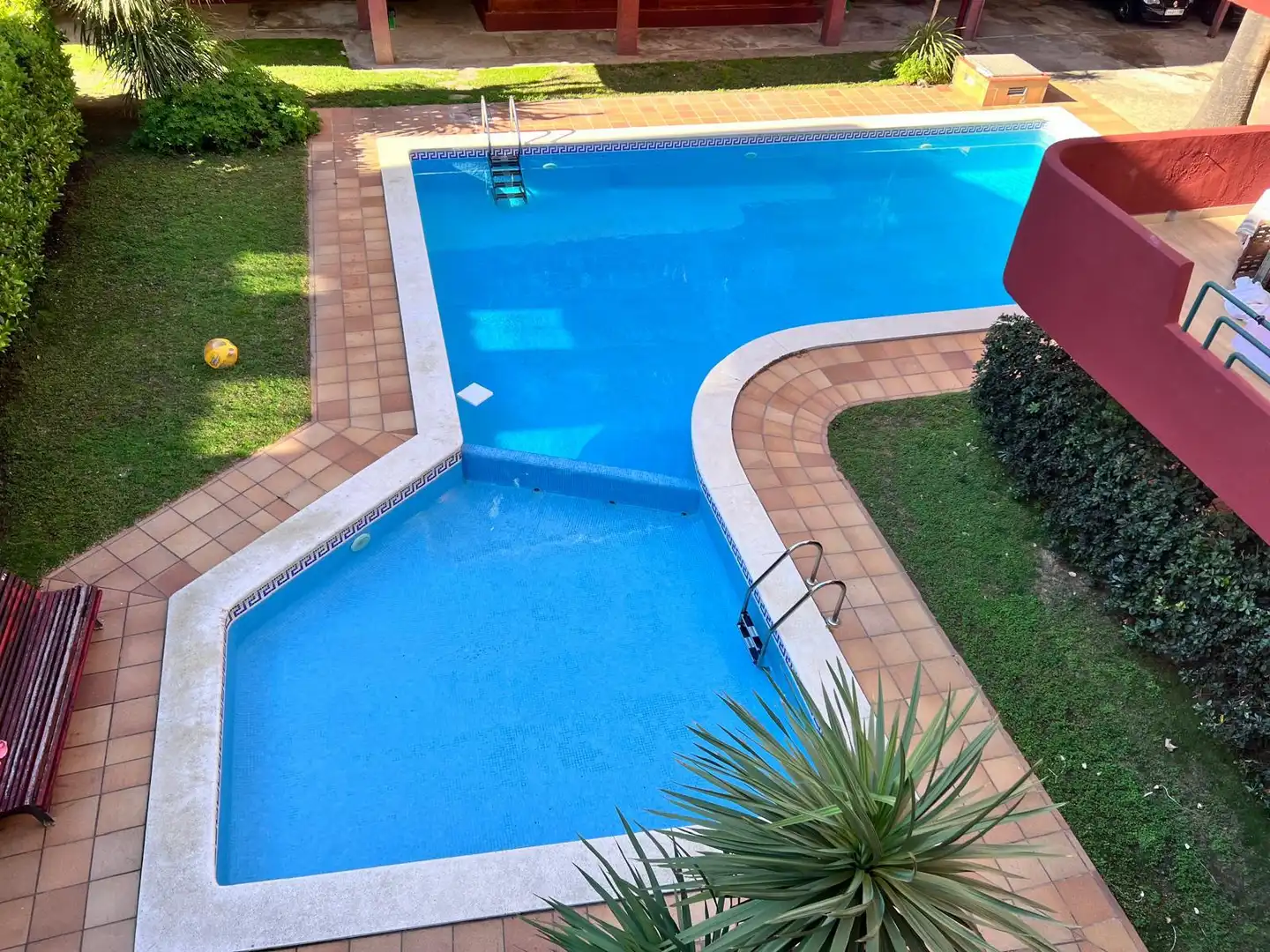 Swimming pool of Flat for sale in Castelldefels  with Private garden, Terrace and Storage room