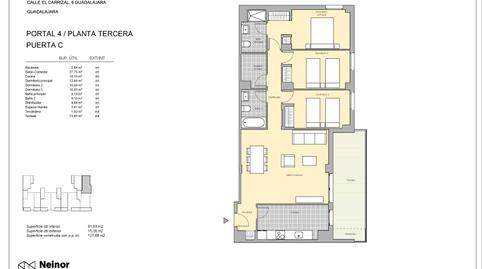 Photo 2 from new construction home in Flat for sale in   Calle el Carrizal, 6, Las Cañas, Guadalajara