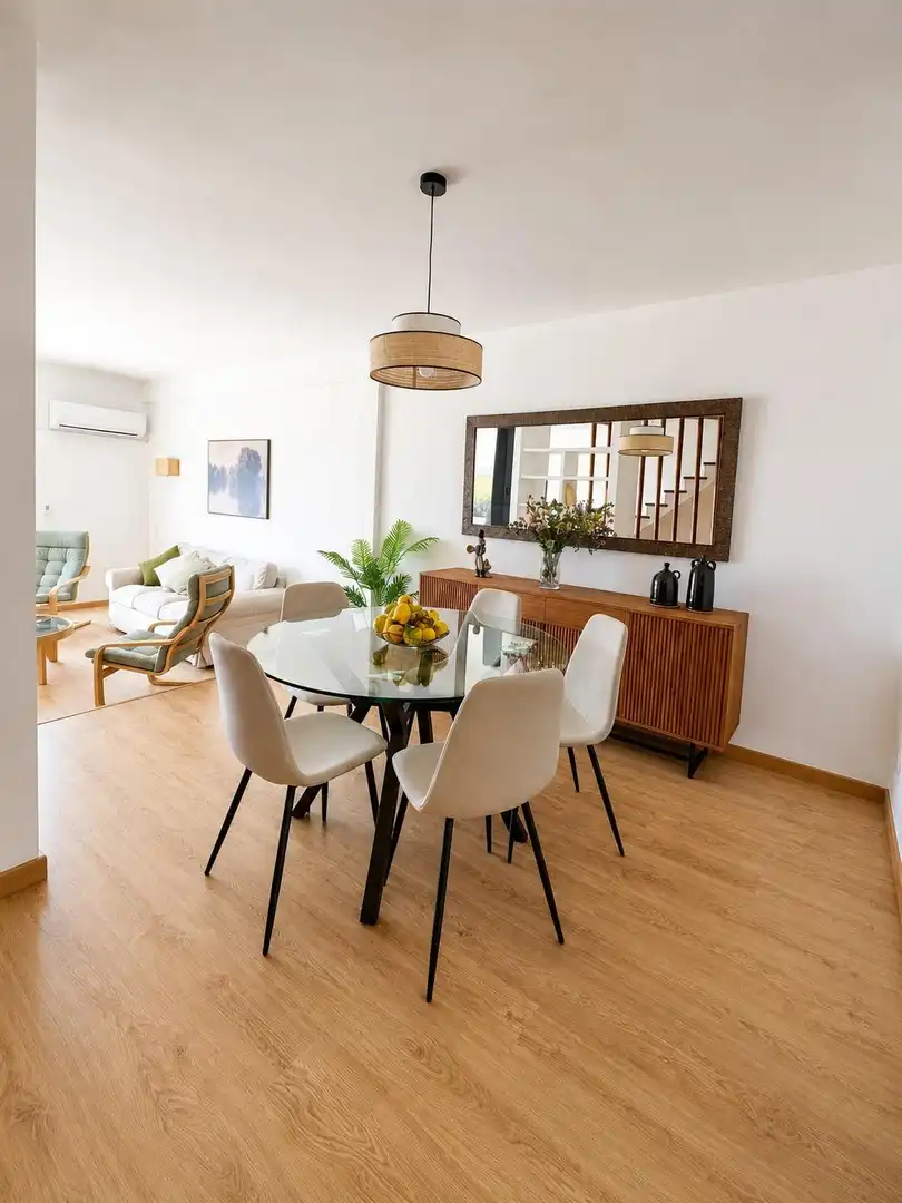 Esszimmer von Einfamilien-Reihenhaus zur Miete in Calvià mit Klimaanlage, Terrasse und Abstellraum