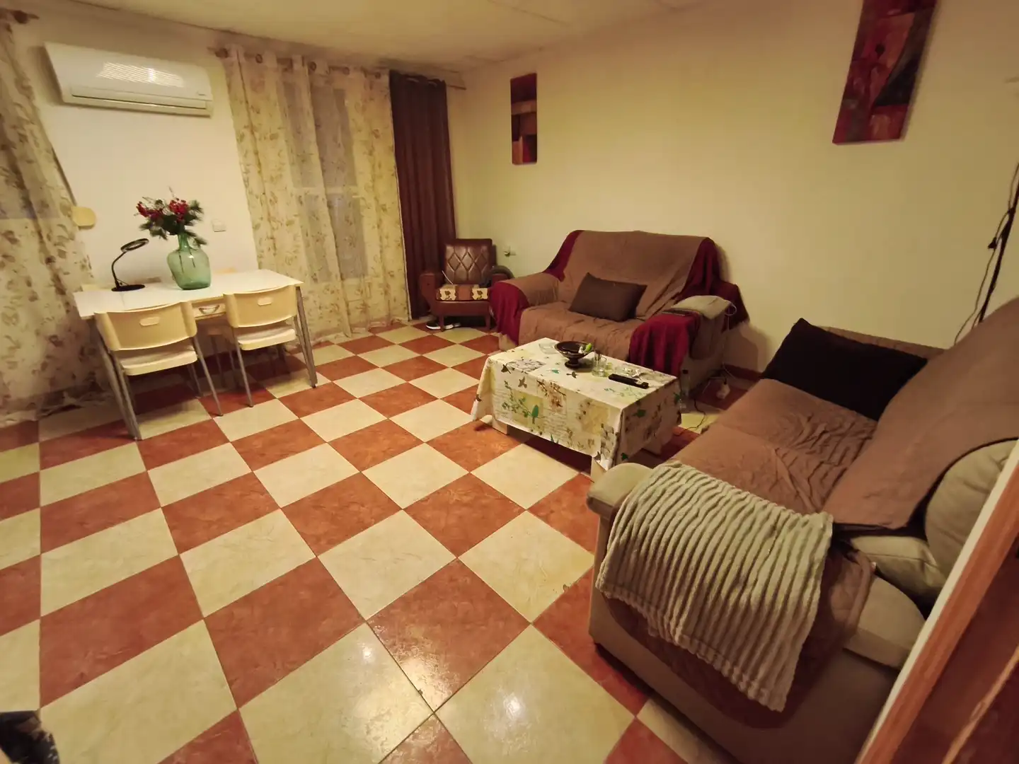 Wohnzimmer von Maisonette zum Verkauf in Polinyà de Xúquer mit Klimaanlage, Terrasse und Balkon