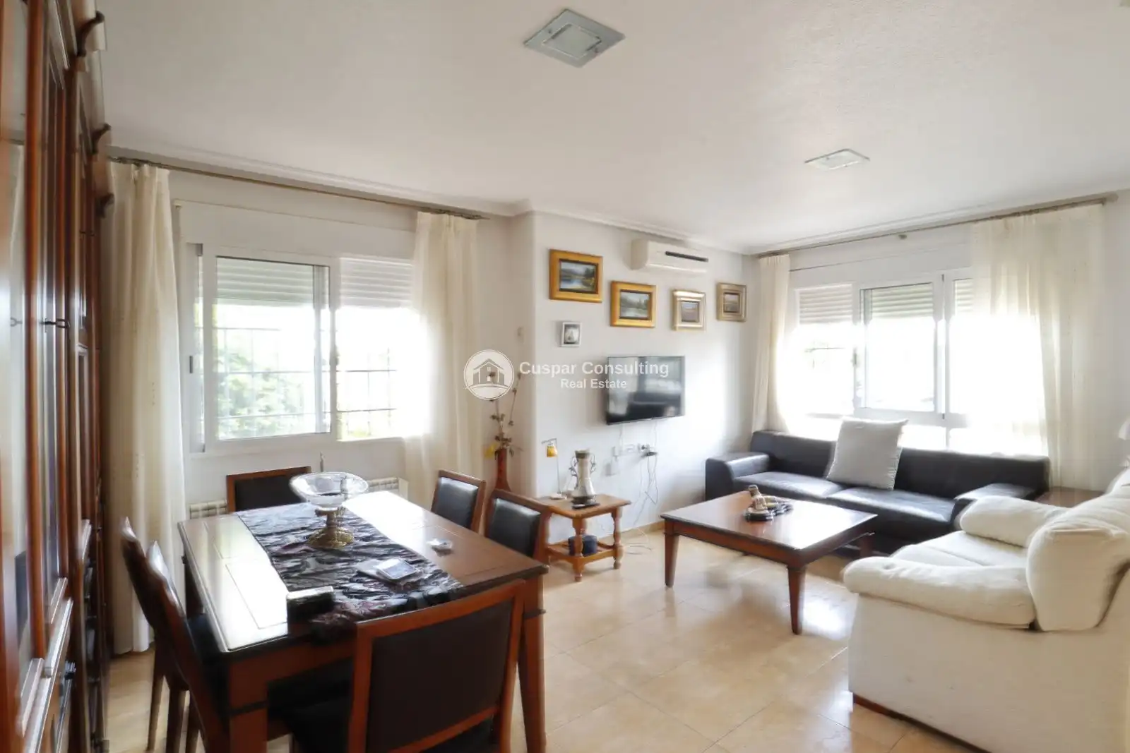 Sala de estar de Casa adosada en venta en San Pedro del Pinatar con Aire acondicionado, Calefacción y Terraza
