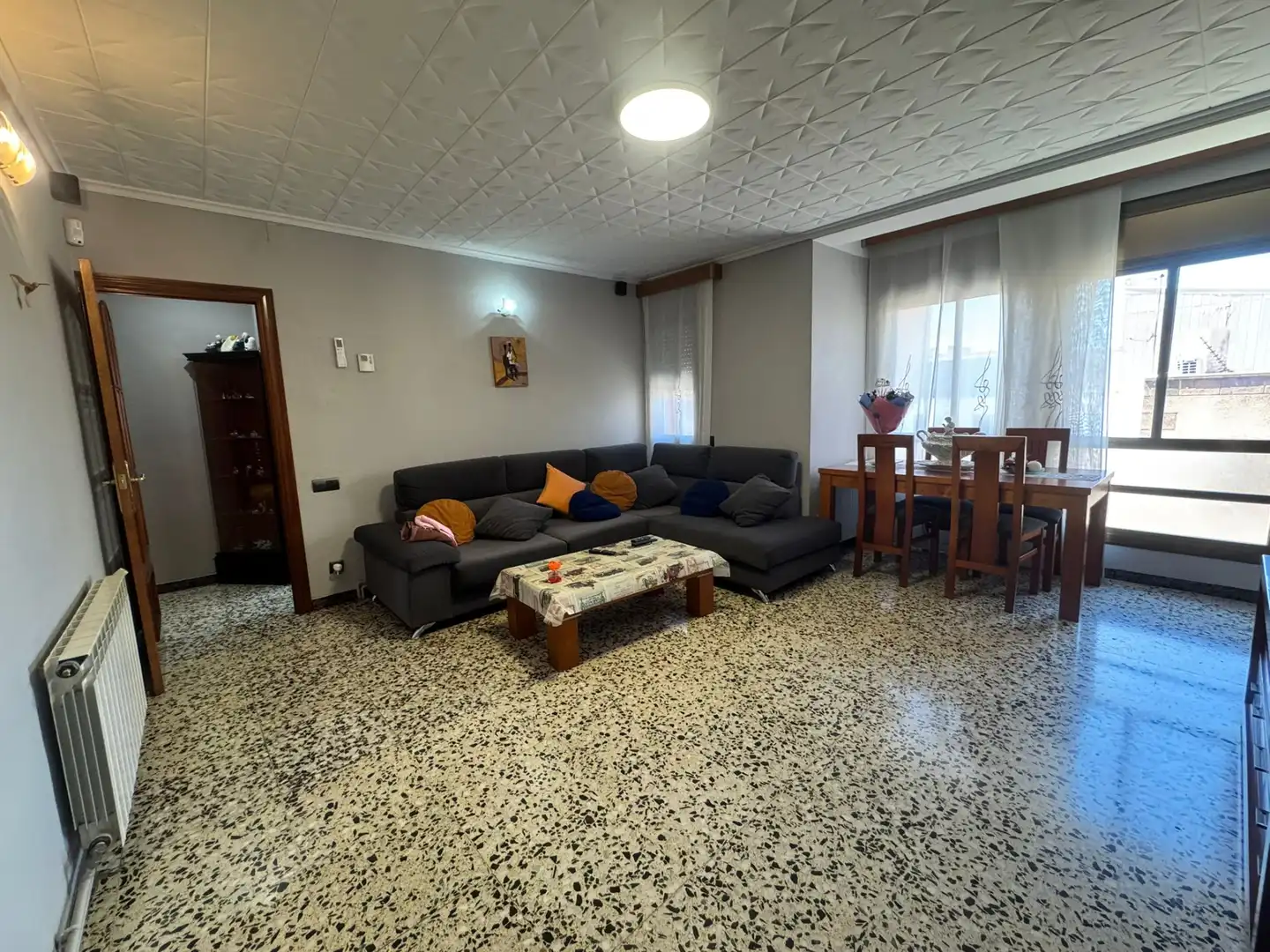 Living room of Flat for sale in Sabadell  with Air Conditioner, Heating and Balcony