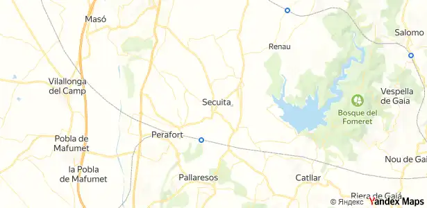 Vista exterior de Pis en venda en La Secuita