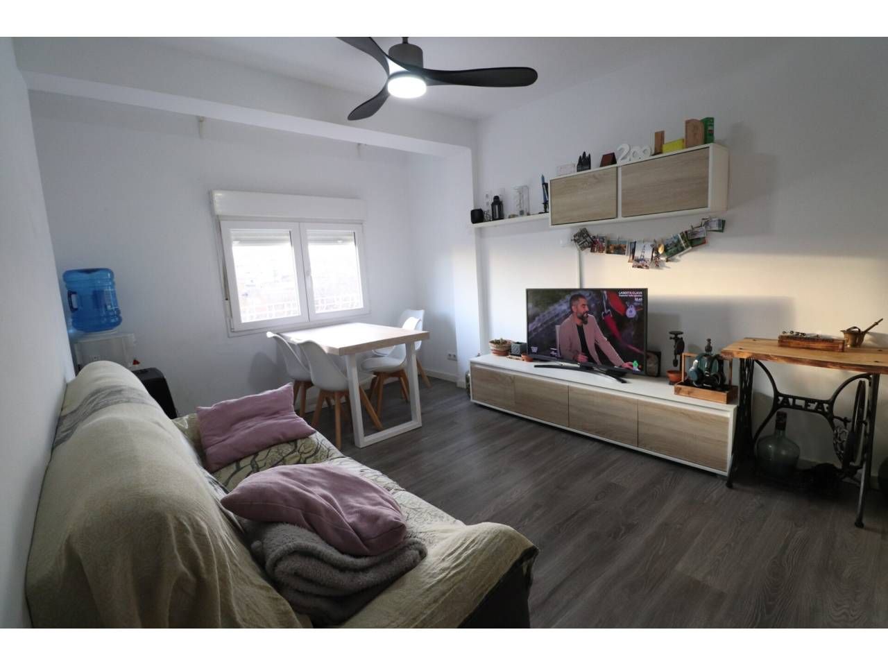 Sala de estar de Piso en venta en Terrassa con Parquet