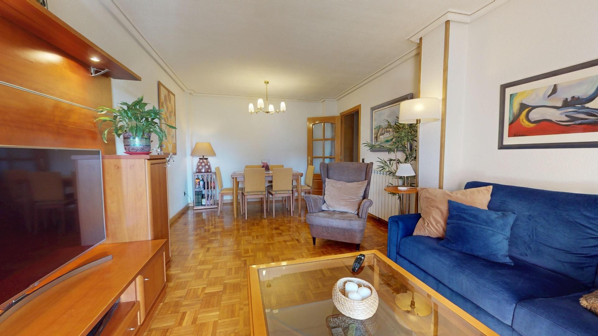 Sala de estar de Apartamento en venta en Rivas-Vaciamadrid con Aire acondicionado, Calefacción y Jardín privado