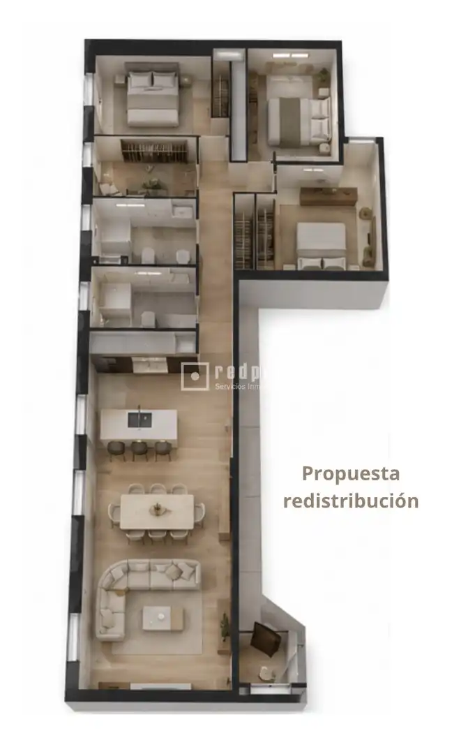 Habitación de Piso en venta en Madrid con Calefacción y Parquet