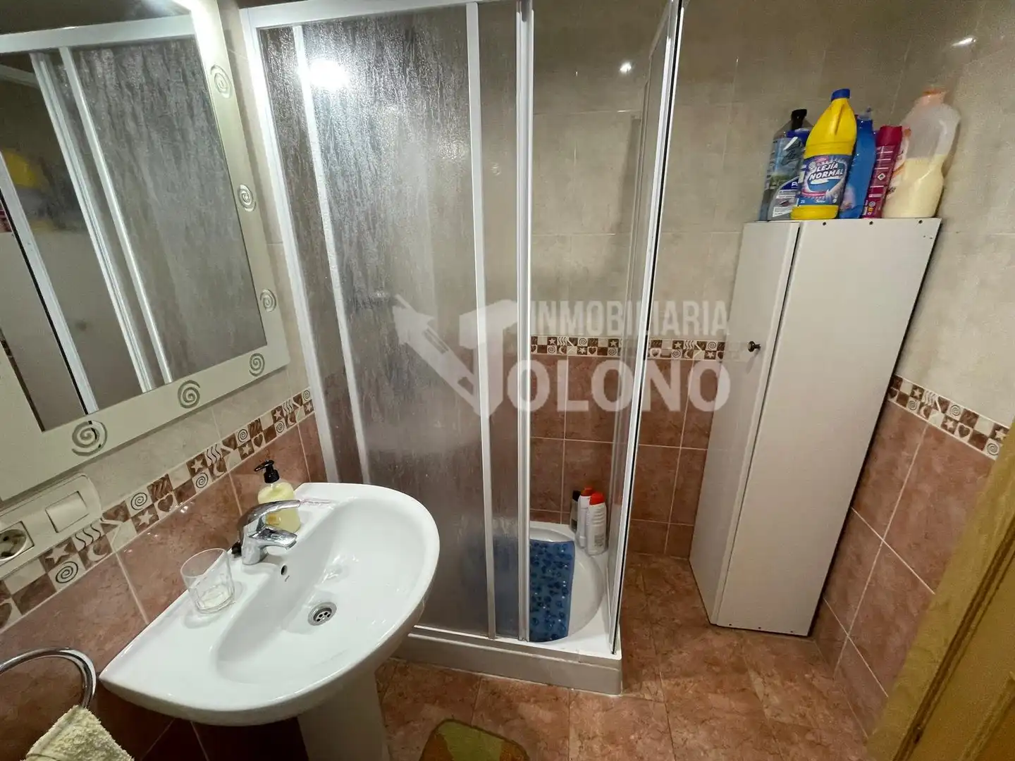 Baño de Apartamento en venta en Cuzcurrita de Río Tirón con Calefacción, Parquet y Terraza
