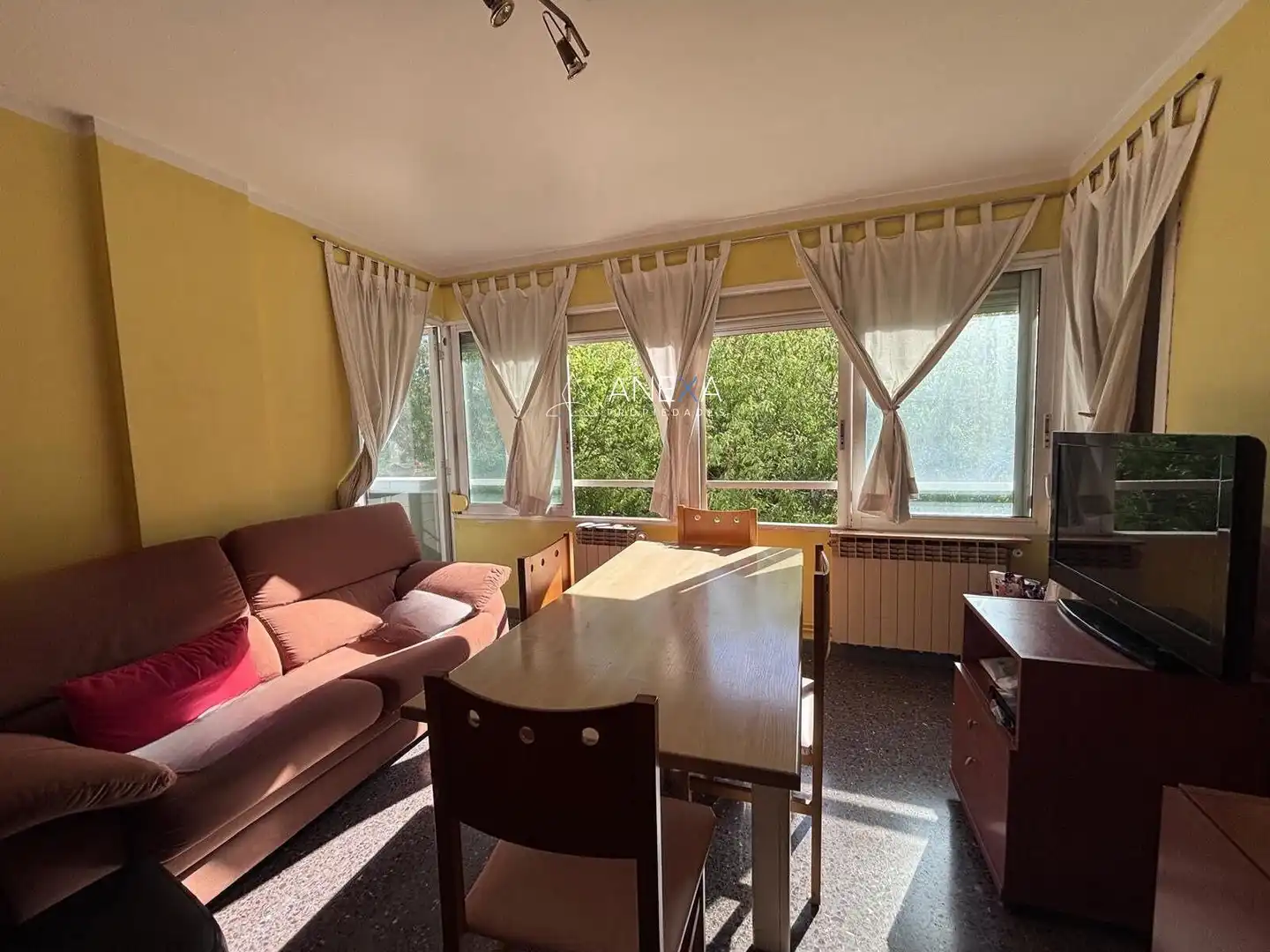 Esszimmer von Wohnung zum Verkauf in Barcelona mit Heizung, Terrasse und Balkon
