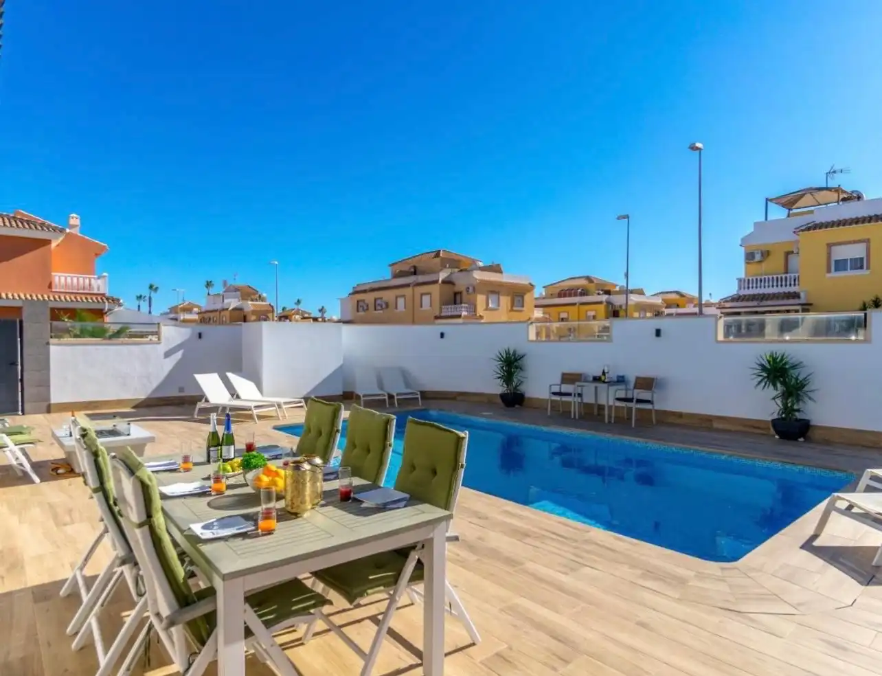 Terraza de Casa o chalet en venta en Rojales con Parquet, Piscina y Amueblado