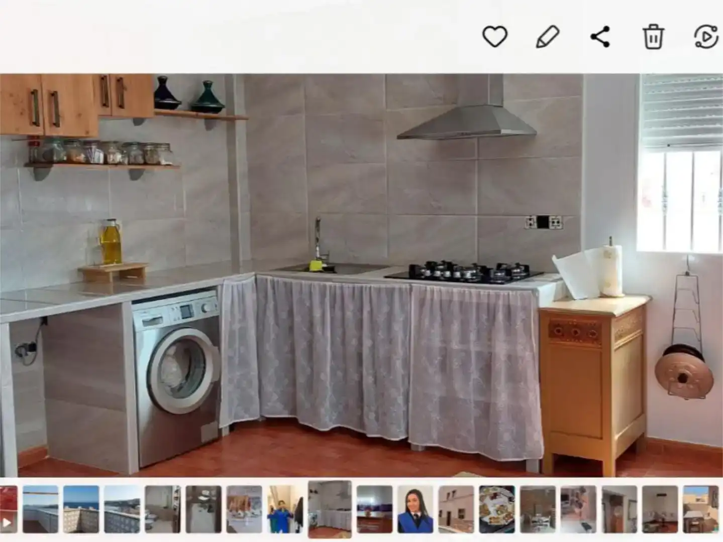 Cuina de Casa adosada en venda en Muelle