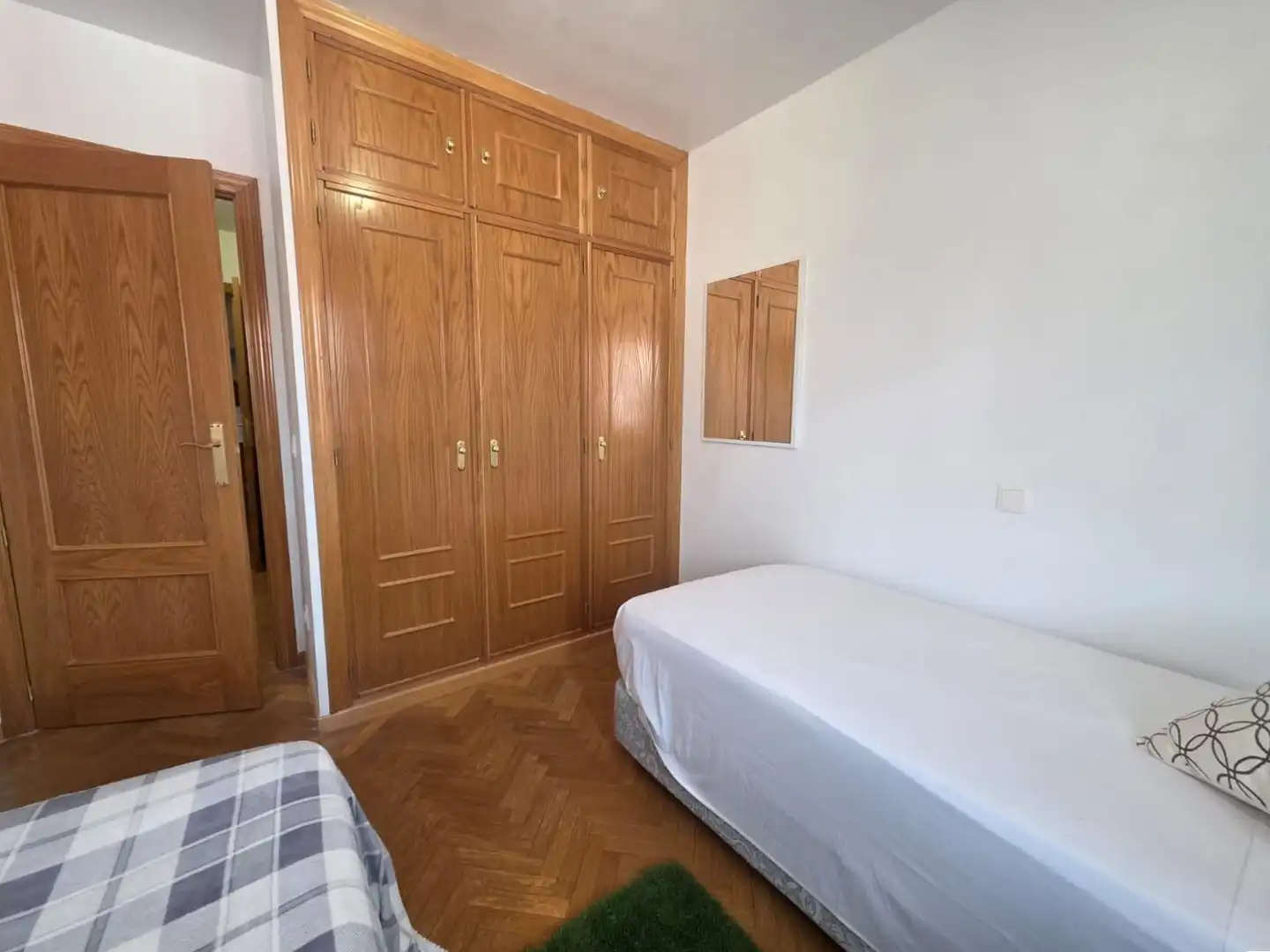 Schlafzimmer von Wohnung zur Miete in Ávila mit Heizung, Parkett und Terrasse