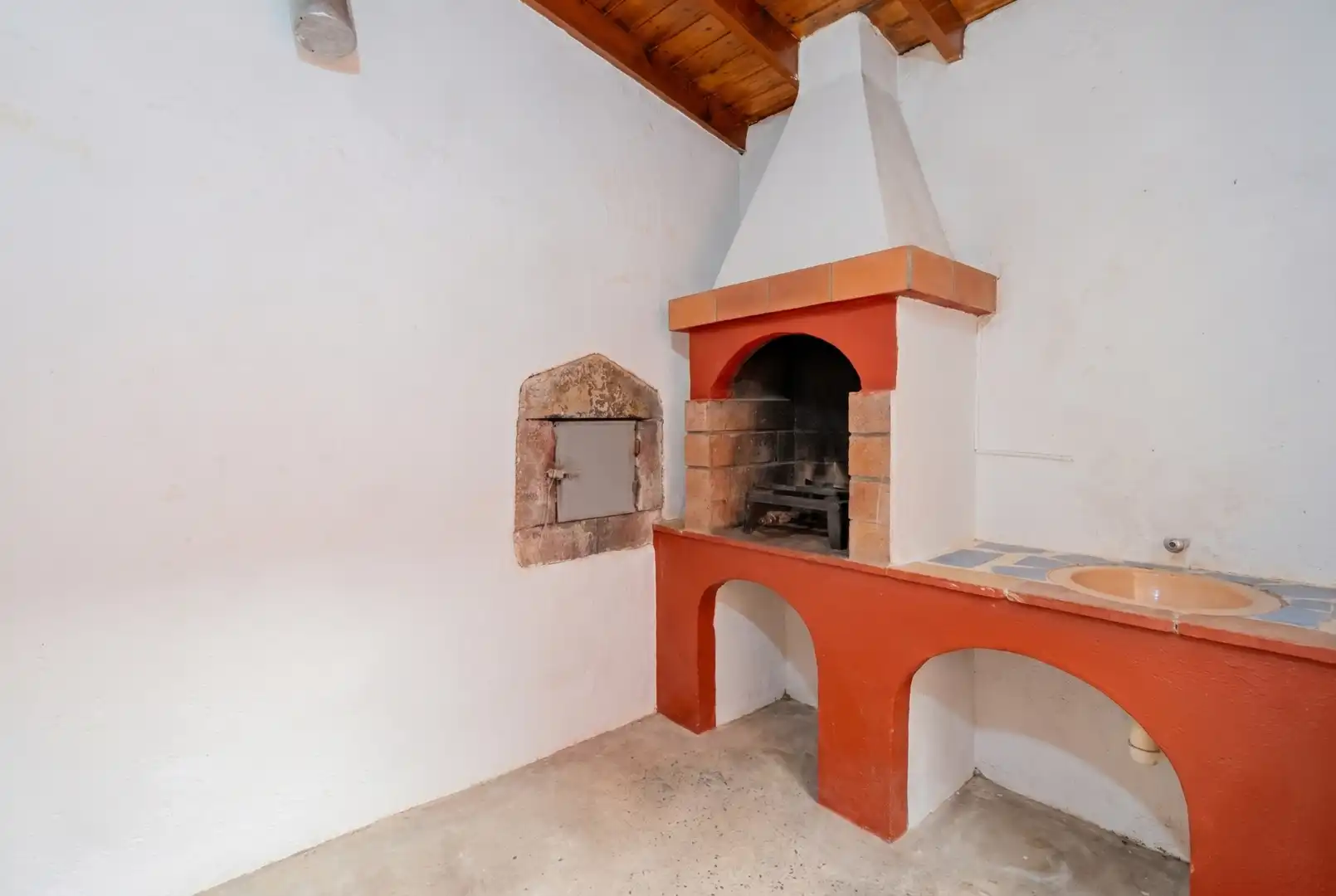 Cocina de Casa adosada en venta en Vallehermoso con Terraza, Amueblado y Horno