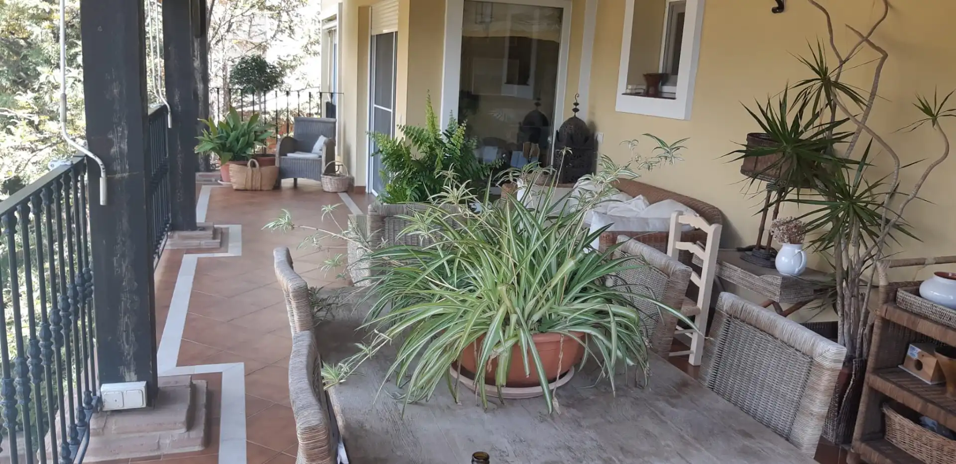 Terraza de Casa o chalet en venta en Málaga con Jardín privado, Terraza y Piscina