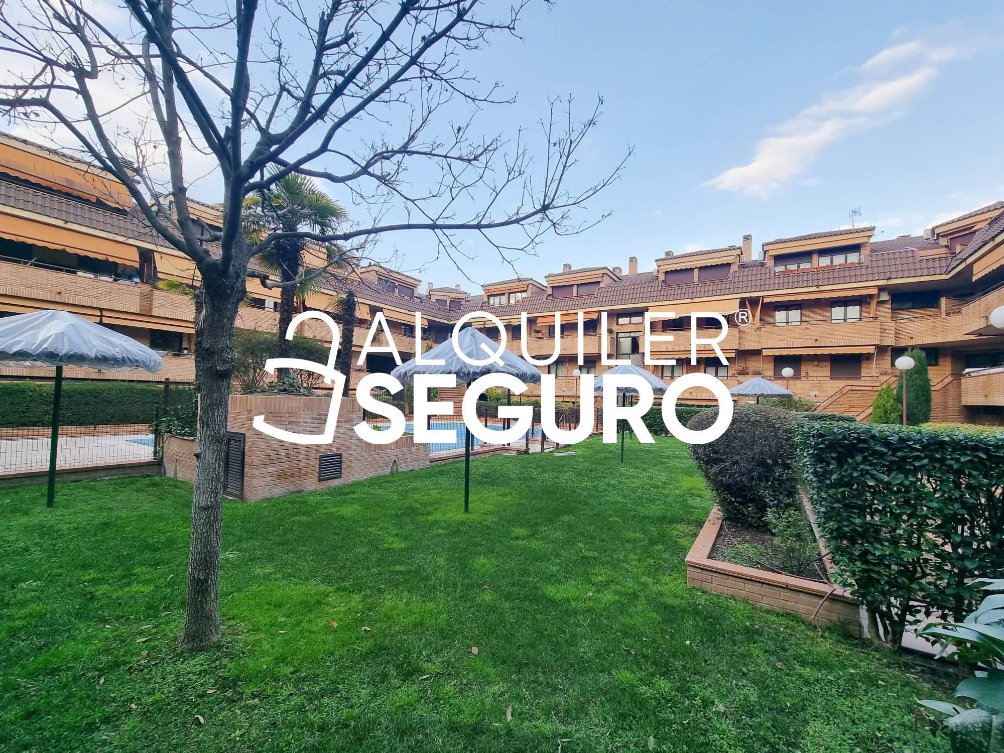 Garden of Flat for rent in Brunete  with Air Conditioner, Heating and Terrace