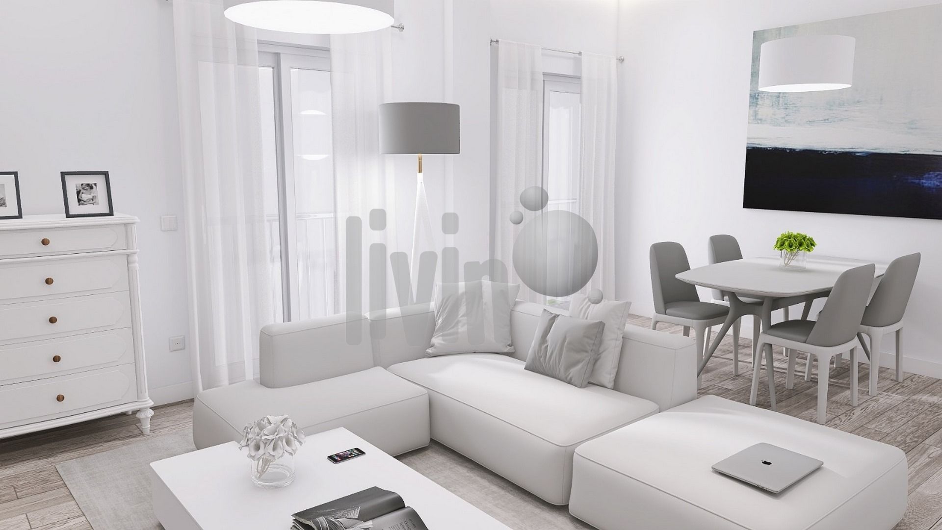 Living room of Flat for sale in  Jaén Capital  with Air Conditioner, Heating and Storage room