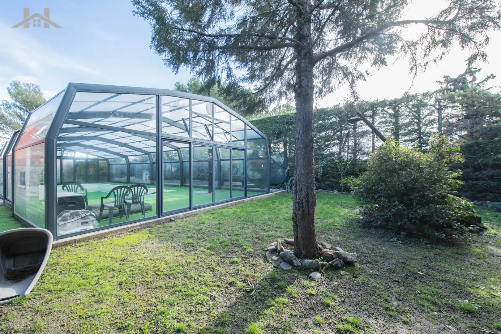 Jardí de Casa o xalet en venda en Manzanares El Real amb Aire condicionat, Calefacció i Jardí privat