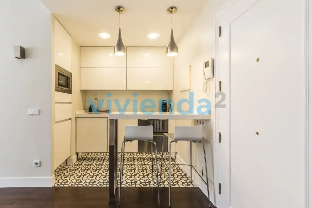 Küche von Wohnung zur Miete in Madrid mit Klimaanlage und Heizung