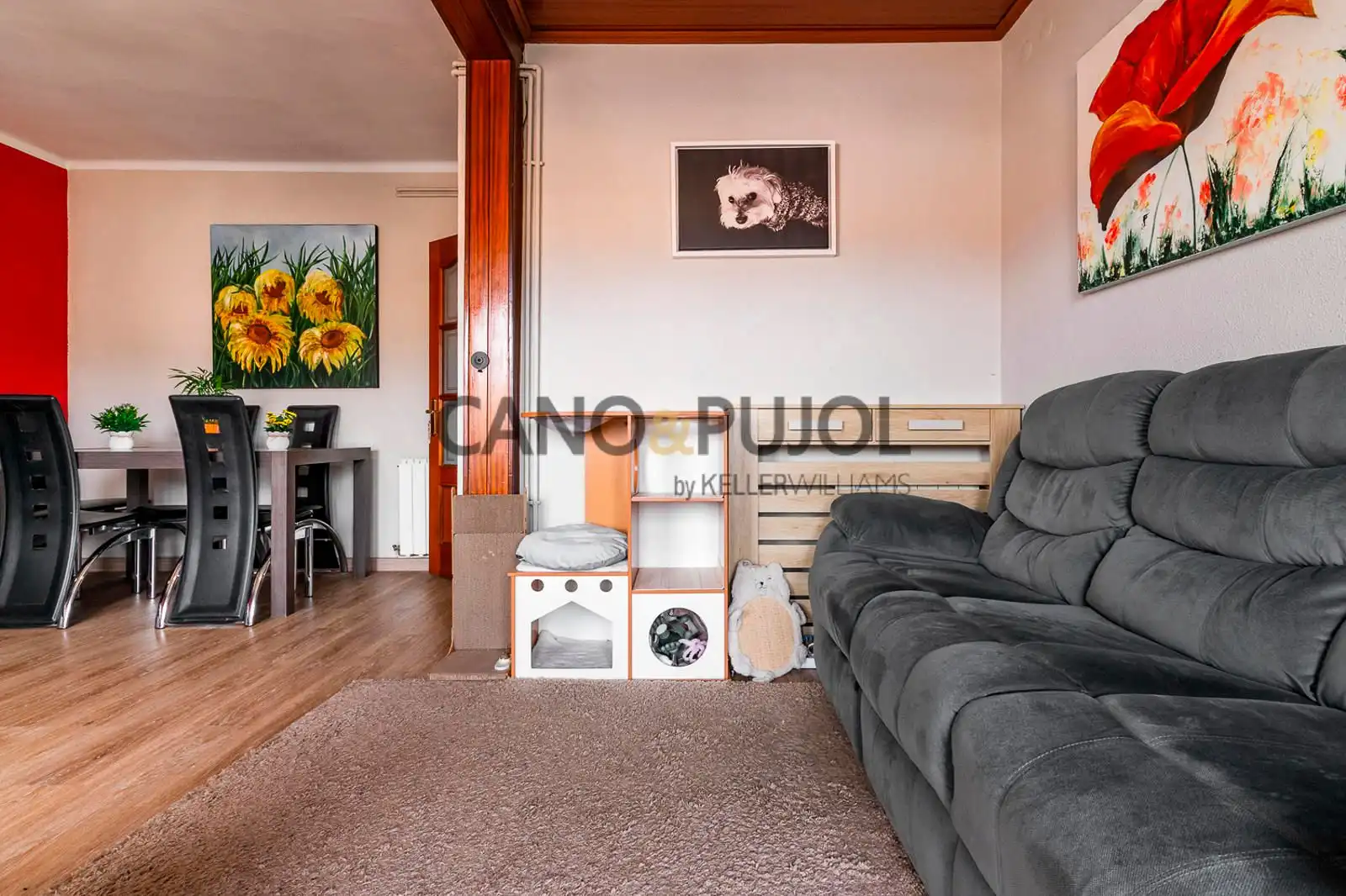 Sala de estar de Piso en venta en Caldes de Montbui con Aire acondicionado y Terraza
