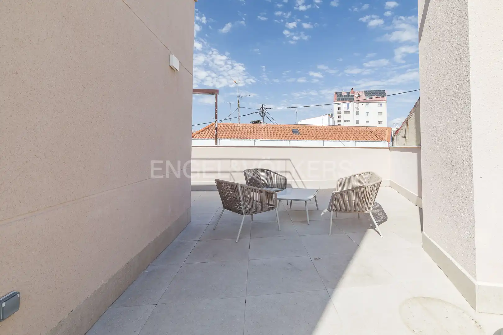 Terraza de Apartamento de alquiler en Madrid con Aire acondicionado, Calefacción y Terraza