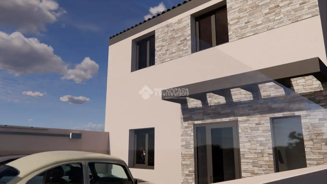 Exterior view of Detached homes for sale in Navalcarnero  with Air Conditioner, Terrace and Swimming Pool