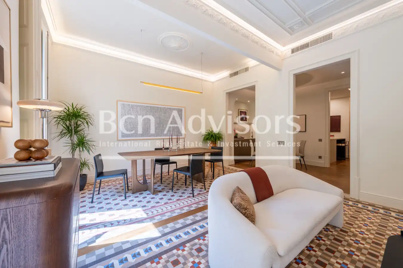 Sala d'estar de Apartament en venda en Barcelona amb Aire condicionat, Calefacció i Terrassa