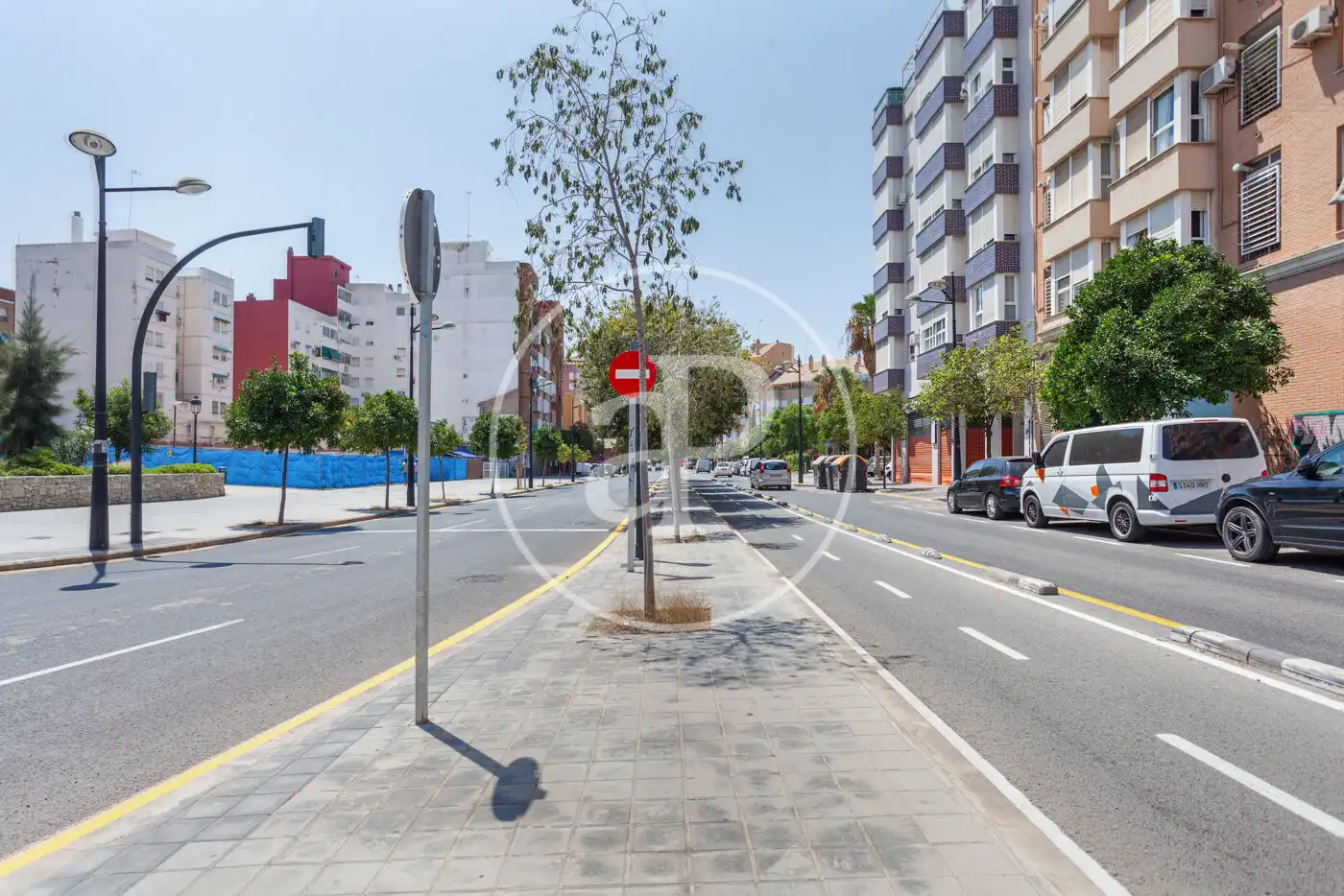 Außenansicht von Wohnung zur Miete in Valencia mit Klimaanlage, Heizung und Möbliert